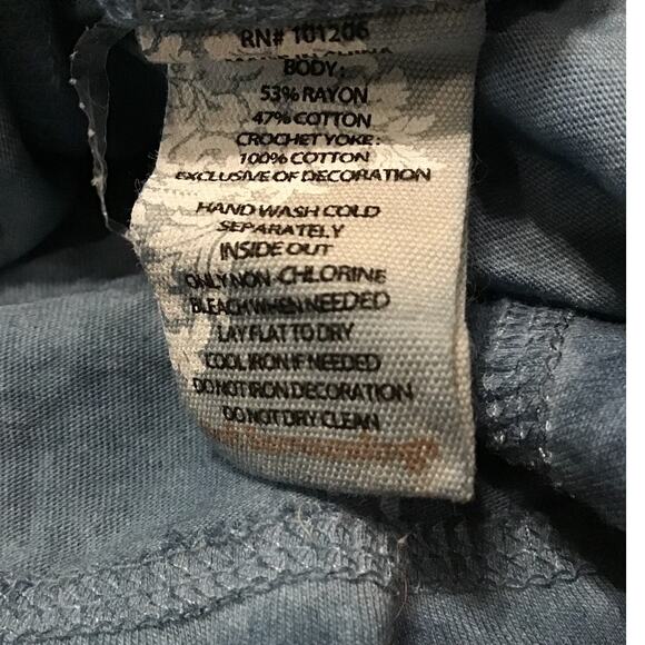 Soft Surroundings Ava Maxi Dress Womens Sz XL Blue Boho Lagenlook Coastal NEW - Picture 7 of 7